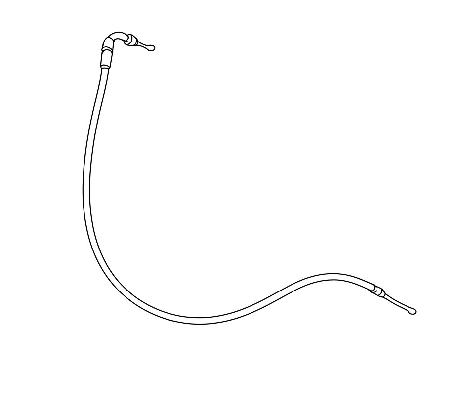 Câble Accélérateur B (à fermer) Pièce d'Origine